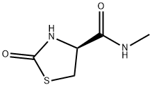 4-Thiazolidinecarboxamide,N-methyl-2-oxo-,(4S)-(9CI) Struktur
