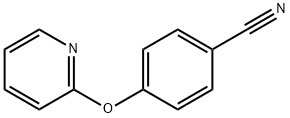 4-(Pyridin-2-yloxy)benzonitrile 结构式
