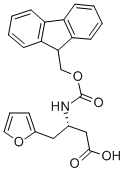 FMOC-(S)-3-氨基-4-(2-呋喃基)丁酸,270263-07-5,结构式