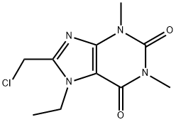 8-(Chloromethyl)-7-ethyltheophyline Structure