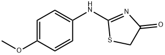 2-(4-METHOXY-PHENYLAMINO)-THIAZOL-4-ONE Struktur