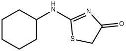 2-(环己基氨基)-4,5-二氢-1,3-噻唑-4-酮,27052-19-3,结构式