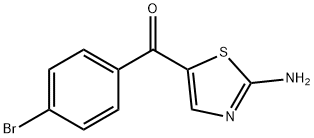 (2-AMINO-THIAZOL-5-YL)-(4-BROMO-PHENYL)-METHANONE,27053-25-4,结构式