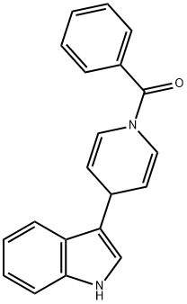 1-benzoyl-1,4-dihydro-4-(1H-indol-3-yl)pyridine Structure
