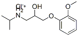 1-(2-メトキシフェノキシ)-3-[(1-メチルエチル)アミノ]-2-プロパノール・塩酸塩 化学構造式