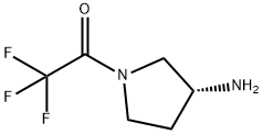 3-Pyrrolidinamine, 1-(trifluoroacetyl)-, (3R)- (9CI) Struktur