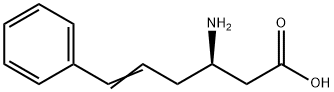 (R)-3-氨基-6-苯基-5-己烯酸,270596-35-5,结构式