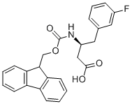 FMOC-(S)-3-AMINO-4-(3-FLUORO-PHENYL)-BUTYRIC ACID|FMOC-(S)-3-氨基-4-(3-氟苯基)-丁酸