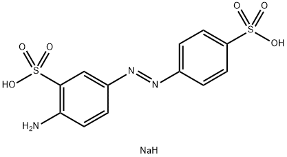 偶氮间苯二酚磺酸钠),2706-28-7,结构式