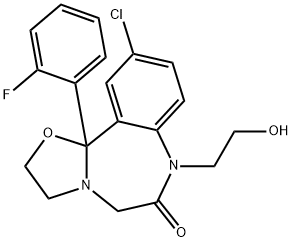 Flutazolam Structure