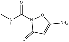2(3H)-Isoxazolecarboxamide,  5-amino-N-methyl-3-oxo- Struktur