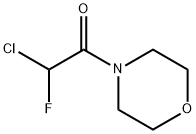Morpholine, 4-(chlorofluoroacetyl)- (8CI) 化学構造式