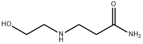 3-[(2-hydroxyethyl)amino]propionamide  Struktur