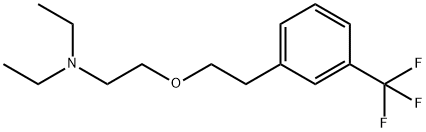 [2-[[m-(Trifluoromethyl)phenethyl]oxy]ethyl]diethylamine,27078-29-1,结构式