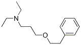 N,N-Diethyl-3-(phenethyloxy)propylamine Struktur