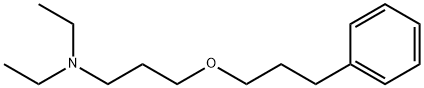 N,N-Diethyl-3-(3-phenylpropoxy)propane-1-amine Struktur