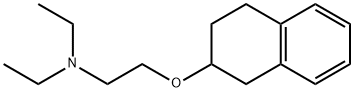 [2-(1,2,3,4-Tetrahydronaphthalen-2-yloxy)ethyl]diethylamine Struktur