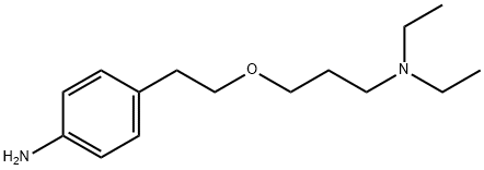 p-[2-[3-(Diethylamino)propoxy]ethyl]aniline,27078-57-5,结构式