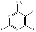 5-Chloro-2,6-difluoropyrimidin-4-amine Structure