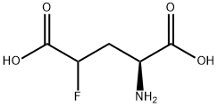 4-フルオロ-2-アミノペンタン二酸 化学構造式