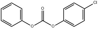 Carbonic acid 4-chlorophenylphenyl ester Struktur