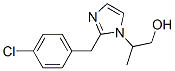 α-(4-クロロフェニル)-β,β-ジメチル-1H-イミダゾール-1-エタノール 化学構造式
