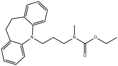 ethyl [3-(10,11-dihydro-5H-dibenz[b,f]azepin-5-yl)propyl]methylcarbamate , 27097-69-4, 结构式