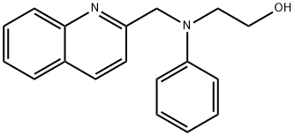 N-(2-Hydroxyethyl)-N-phenyl-2-quinolinemethanamine Structure