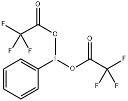 [Bis(trifluoroacetoxy)iodo]benzene Struktur