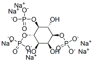 D-MYO-INOSITOL 1,4,5-TRISPHOSPHATE HEXASODIUM SALT, 27121-73-9, 结构式