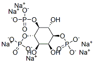 D-MYO-INOSITOL 1,4,5-TRISPHOSPHATE HEXASODIUM SALT 结构式