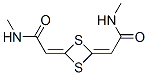 2,2'-(1,3-Dithietane-2,4-diylidene)bis(N-methylacetamide) Struktur