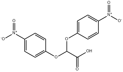 Bis(p-nitrophenoxy)acetic acid Structure