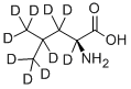 D-ロイシン-D10 化学構造式