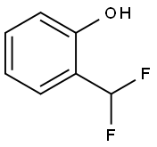 2-DIFLUOROMETHYL-PHENOL 化学構造式