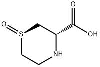 3-Thiomorpholinecarboxylicacid,1-oxide,(1R,3S)-(9CI) 结构式