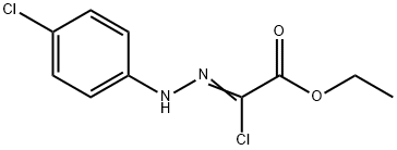 [(4-氯苯基)肼基]氯乙酸乙酯, 27143-09-5, 结构式