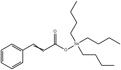 トリブチルすず(IV)シンナマート 化学構造式