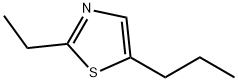 2-エチル-5-プロピルチアゾール 化学構造式