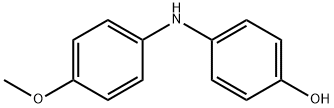 4-(4-Methoxyanilino)phenol 结构式