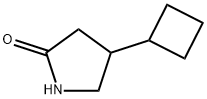 4-环丁基吡咯烷-2-酮, 271579-94-3, 结构式