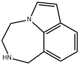 1,2,3,4-TETRAHYDROPYRROLO(3,2,1-JK)(1,4)BENZODIAZEPINE, 27158-93-6, 结构式