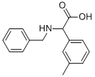 2-BENZYLAMINO-2-M-TOLYLACETIC ACID 化学構造式