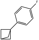 Bicyclo[1.1.1]pentane, 1-(4-fluorophenyl)- (9CI) Structure
