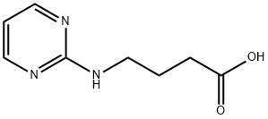 Butanoic acid, 4-(2-pyrimidinylamino)- (9CI) 化学構造式