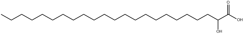 2-HYDROXYTRICOSANOIC ACID Structure