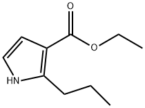 2-PROPYL-1H-PYRROLE-3-CARBOXYLIC ACID ETHYL ESTER Struktur