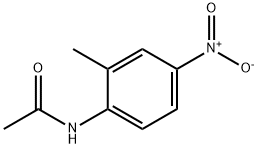 N-(2-メチル-4-ニトロフェニル)アセトアミド 化学構造式