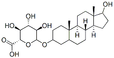 androstane-3,17-diol glucuronide 结构式