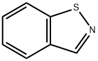 1,2-ベンゾイソチアゾール 化学構造式